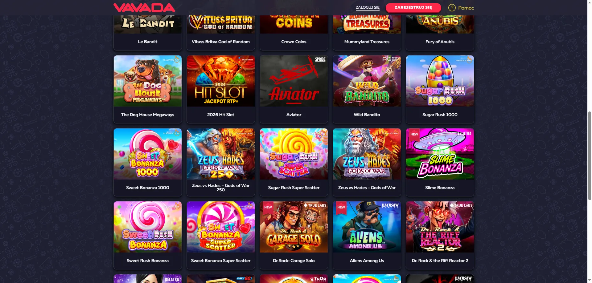 Najlepsze sloty online w Vavada Casino – automaty z wysokim RTP
